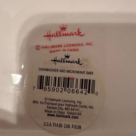 Vintage Hallmark Christmas Santa Candy Container with Lid Square 4.75" x 4.75" - Picture 5 of 7